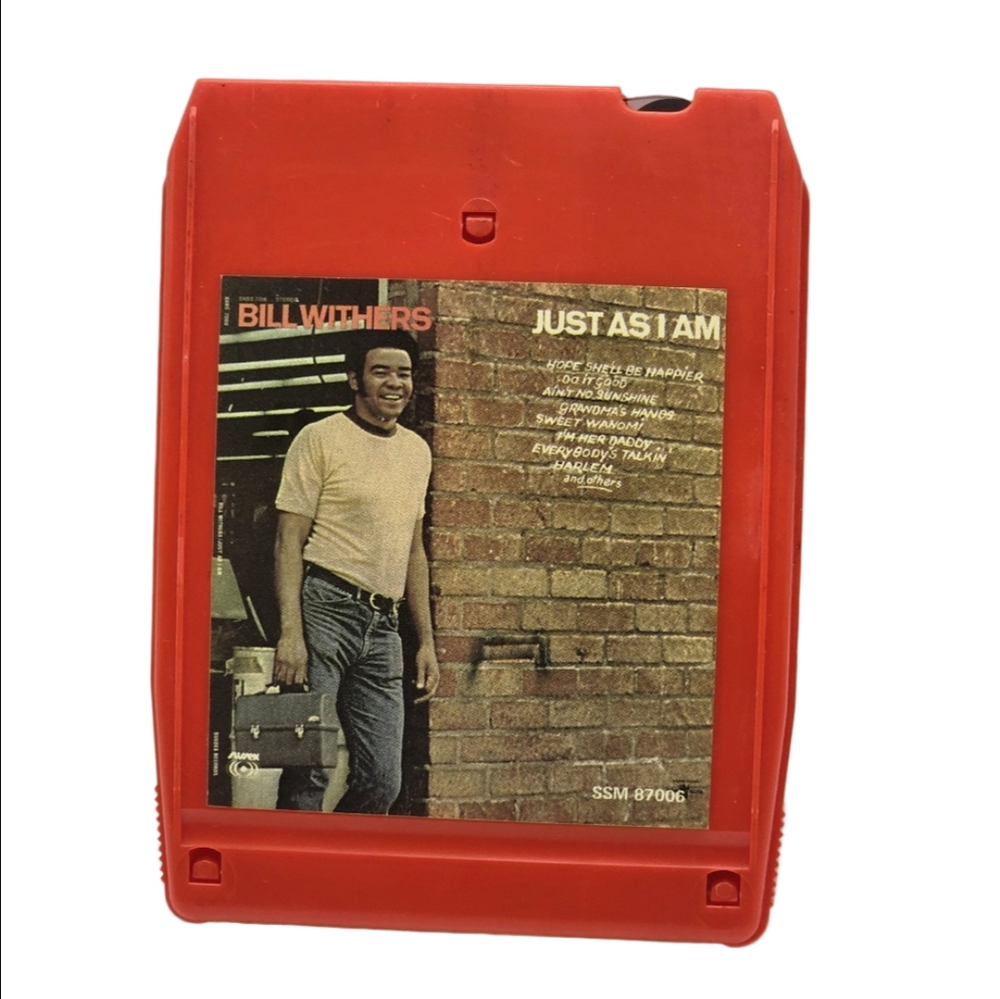 Rare Vintage Bill Withers Just As I Am 8-Track Stereo Tape One Size